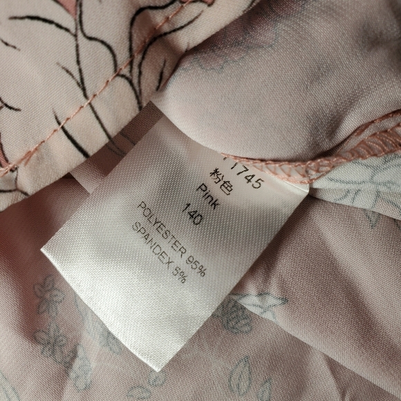 NWOT Teurkia Pink Floral Girls Romper Size Large - Picture 9 of 16